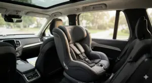 Scaun auto pentru copii cu sistem de siguranță modern și protecție certificată