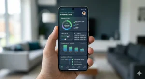 Interfață aplicație control parental pentru jucării smart.